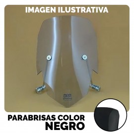 Parabrisas Curtain Universal Enduro Lander Negro