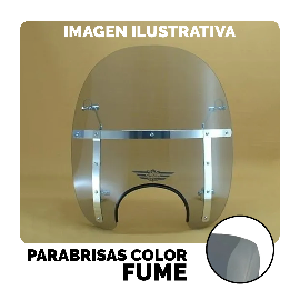 Parabrisas Universal Curtain Custom XL 21 Gris