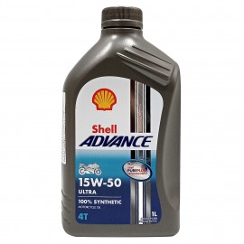 Aceite Shell Sintetico Advance Ultra 15w 50 4t 1l