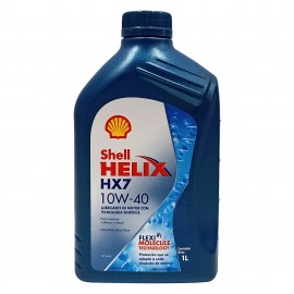 Aceite Shell Semi Sintetico Helix Hx7 10w 40 1l Auto