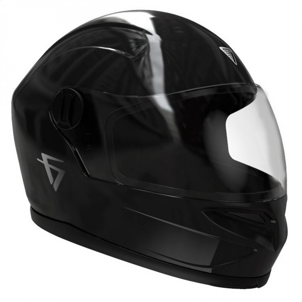 Casco Integral Para Moto Vertigo V Compact Negro Brillo Um Talle Xl