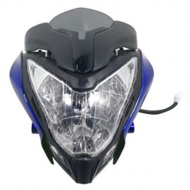 Optica Completa Mascara Bajaj Rouser Ns 200 Azul Yoyo