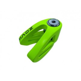 Traba Disco Zovii Sin Alarma Verde Fluor Perno 6mm