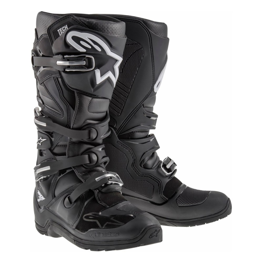 Botas Enduro MotoCross Alpinestars Tech 7 Color Negro Talle 42