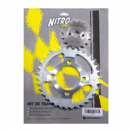 kit corona piñon nitro Motos 110cc 34 16