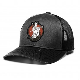 Gorra Samurai Warrior Mask Negro Original