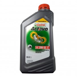 Aceite Castrol Actevo 4T 20W50 Mineral 1 Litro