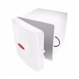 Caja Delivery Pizzera Reforzada Blanca con Ojo de Gato VC